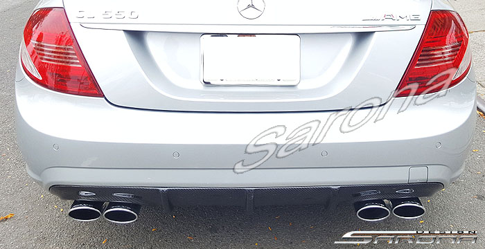 Custom Mercedes CL  Coupe Rear Add-on Lip (2007 - 2009) - $690.00 (Part #MB-035-RA)